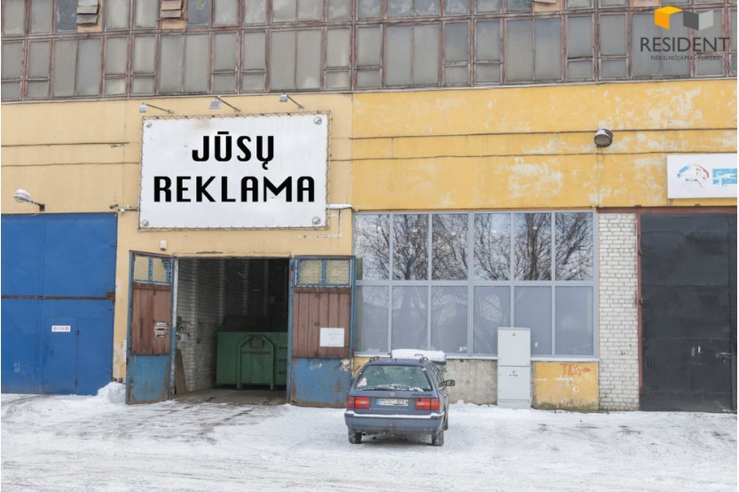 Nuomojamos sandėliavimo patalpos Savanorių pr. , Žemuosiuose Paneriuose, Vilniuje, 300 kv.m ploto